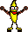 Bananen lustige animierte smilies