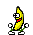 Bananen animiertes emoticon Sammlung für Foren/Forum