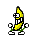 Bananen kostenlose animierte Smilies-Sammlung .gif