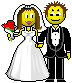 Hochzeit animierte smileys